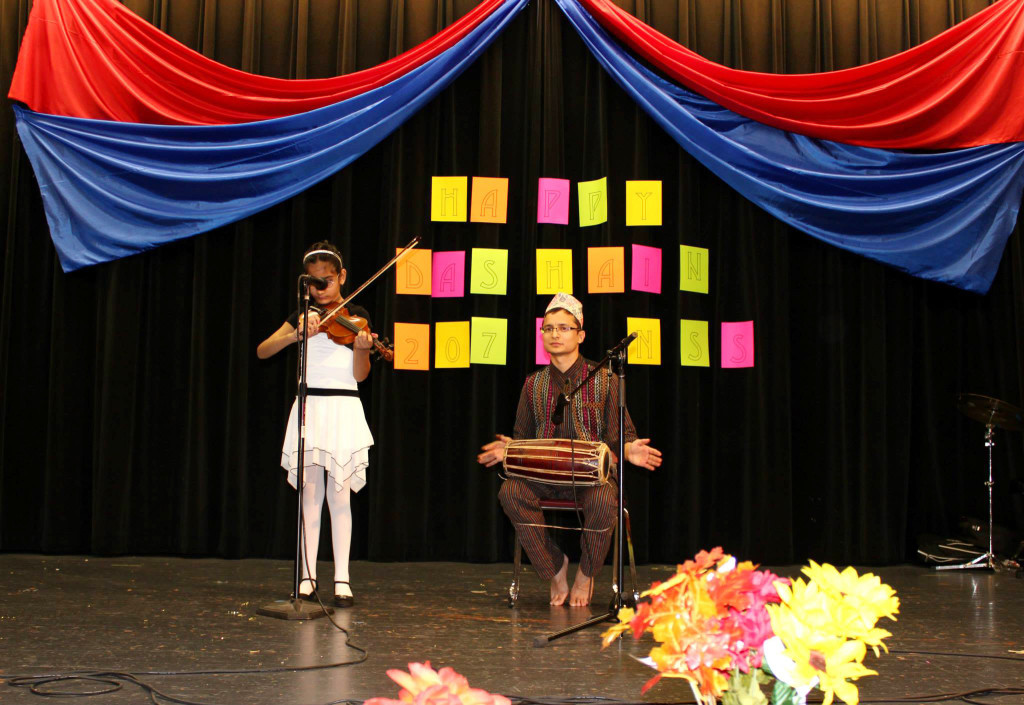 Nepalese folk tune performance in Dashain Festival 2013